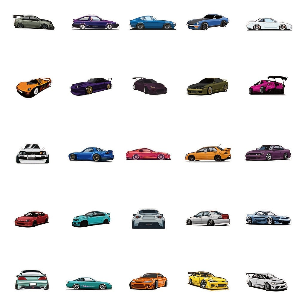 100pcs Modified Car Stickers Waterproof Stickers