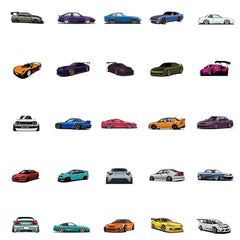 100pcs Modified Car Stickers Waterproof Stickers