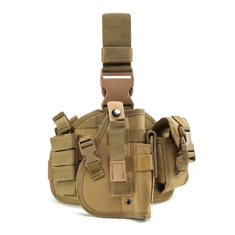 Tactical Leg Rig with MOLLE Pouches
