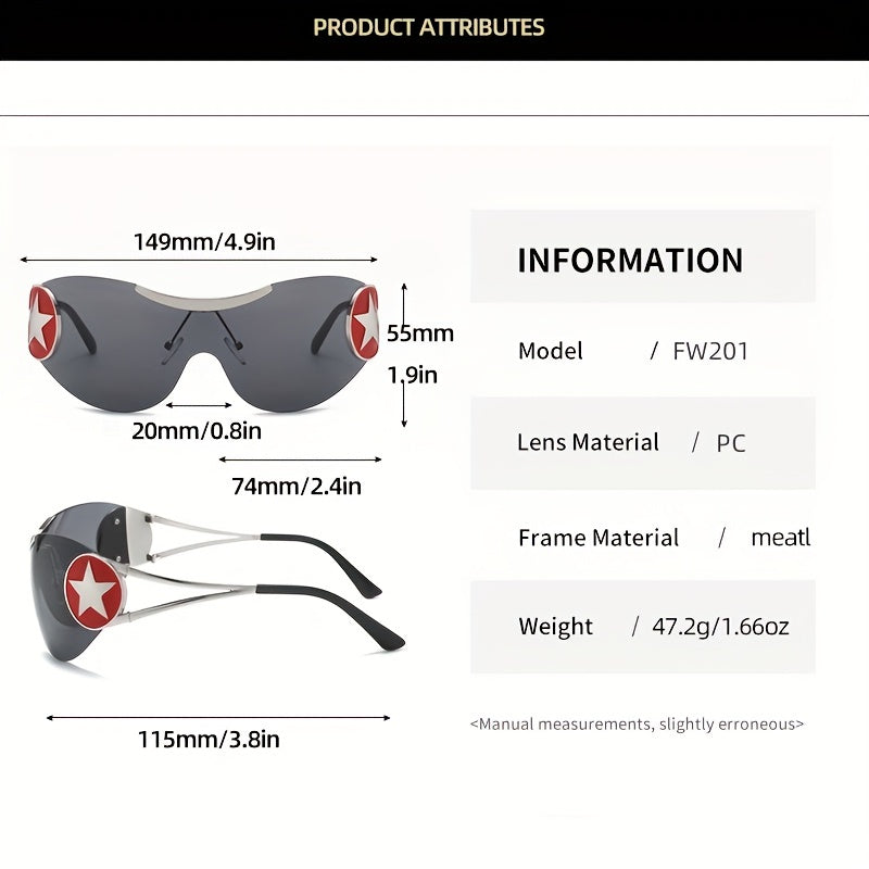 Men's UV Protection Decorative Sunglasses For Outdoor Sports