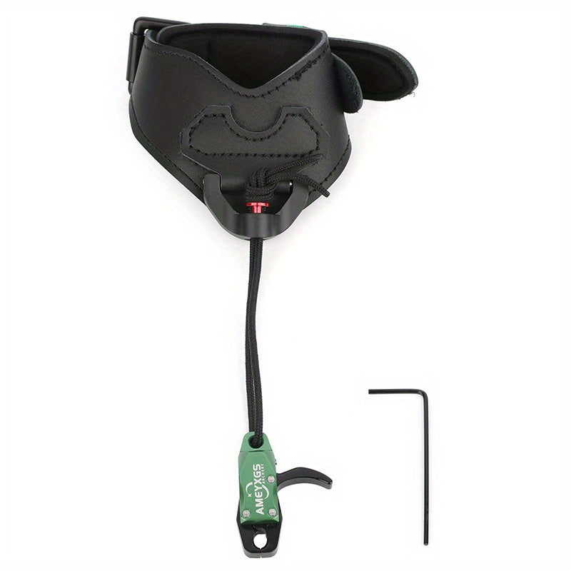 Compound Bow Release Aid Trigger Wrist Strap 360u00b0 Sensitivity Adjustment
