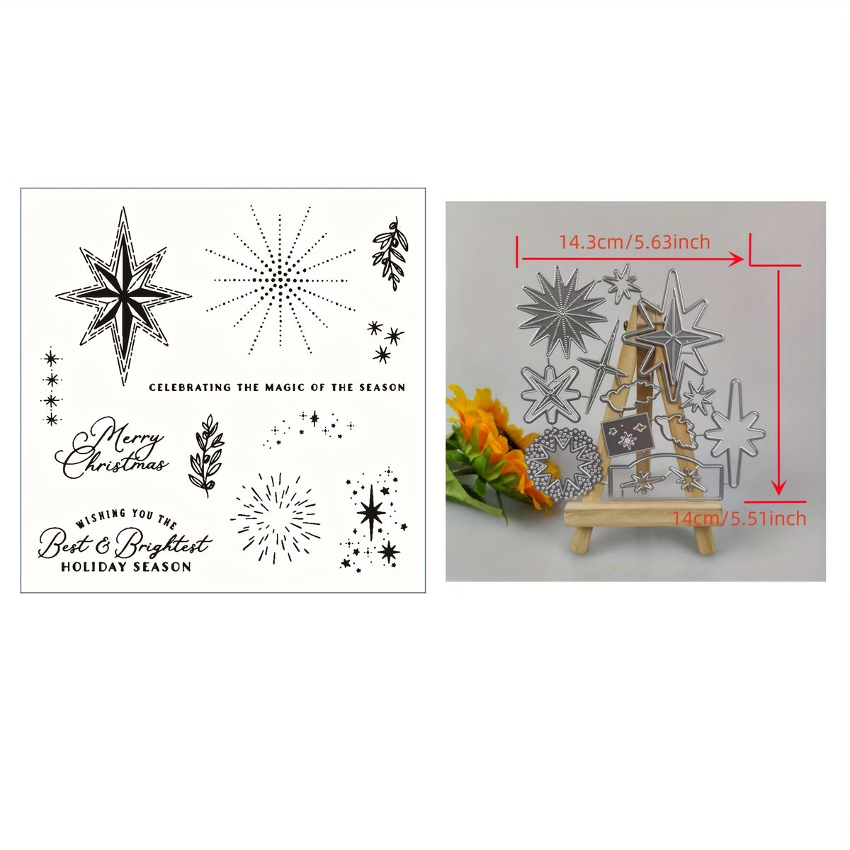 Christmas Metal Cutting Dies And Stamps For DIY Scrapbooking