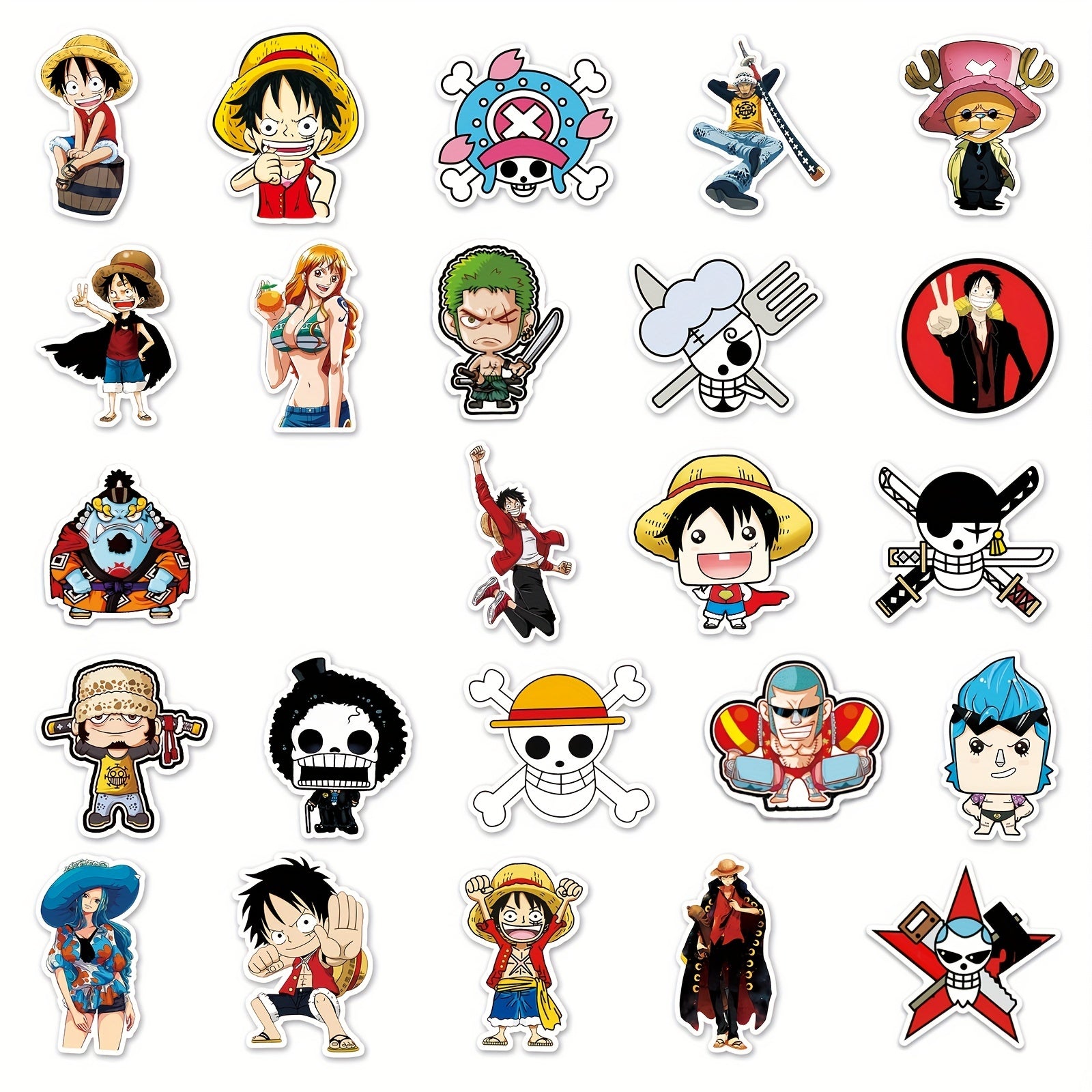 106 Anime Stickers Waterproof & Durable for Skateboards Luggage DIY Projects