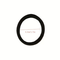100pcs Non Slip Hair Tie Ponytail Holder Elastic Hair Accessory