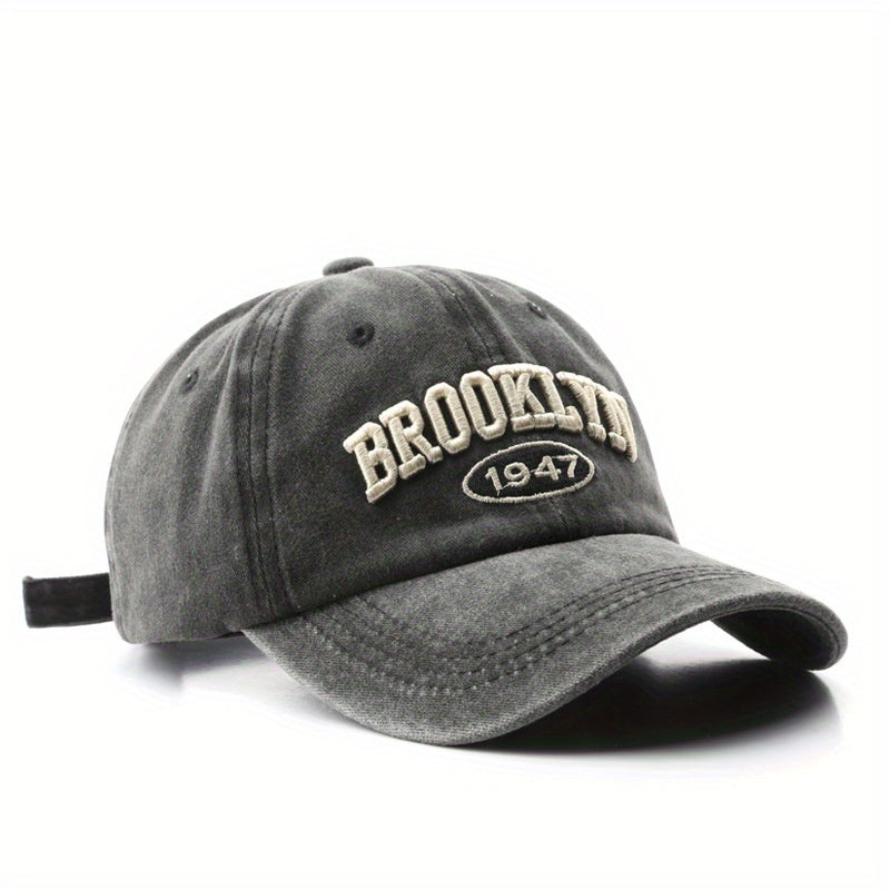 Brooklyn Embroidered Baseball Cap - Unisex