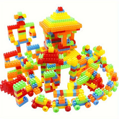 Children's DIY Plastic Building Blocks Educational Toys
