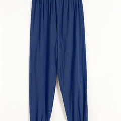  Elastic Waist Harem Trousers