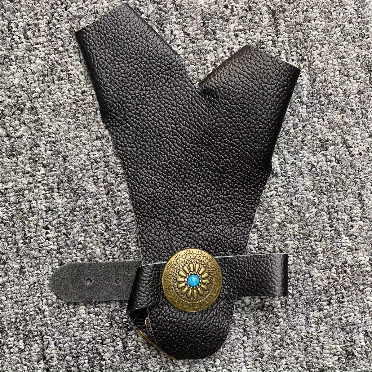 Archery Hand Guard Leather Finger Protector Longbow Glove