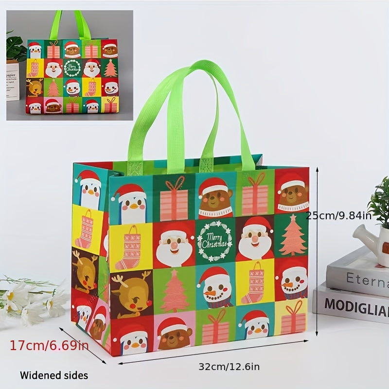 1pc Christmas Gift Bag Eco-friendly Reusable Tote Shopping Bag