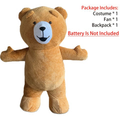Giant Teddy Bear Inflatable Plush Costume Set 2.6m Options