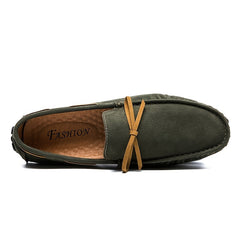 Women's Casual Flat Loafers Stitching Details Slip On Shoes