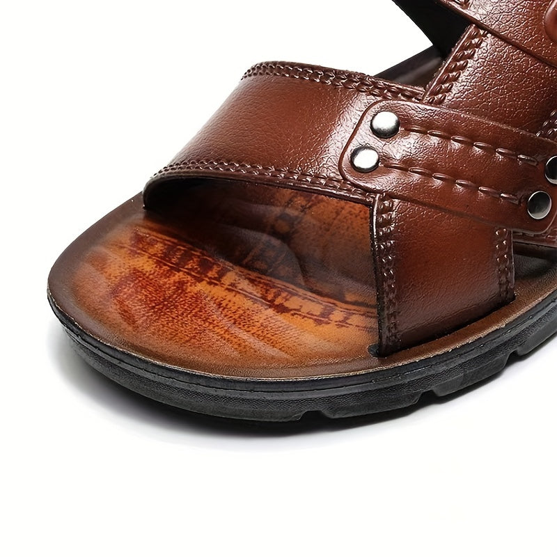 Men's Open Toe Strap Sandals Anti-skid Summer Beach Sandals
