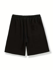 Men's Rock Climb Print Shorts Casual Stretch Drawstring Shorts