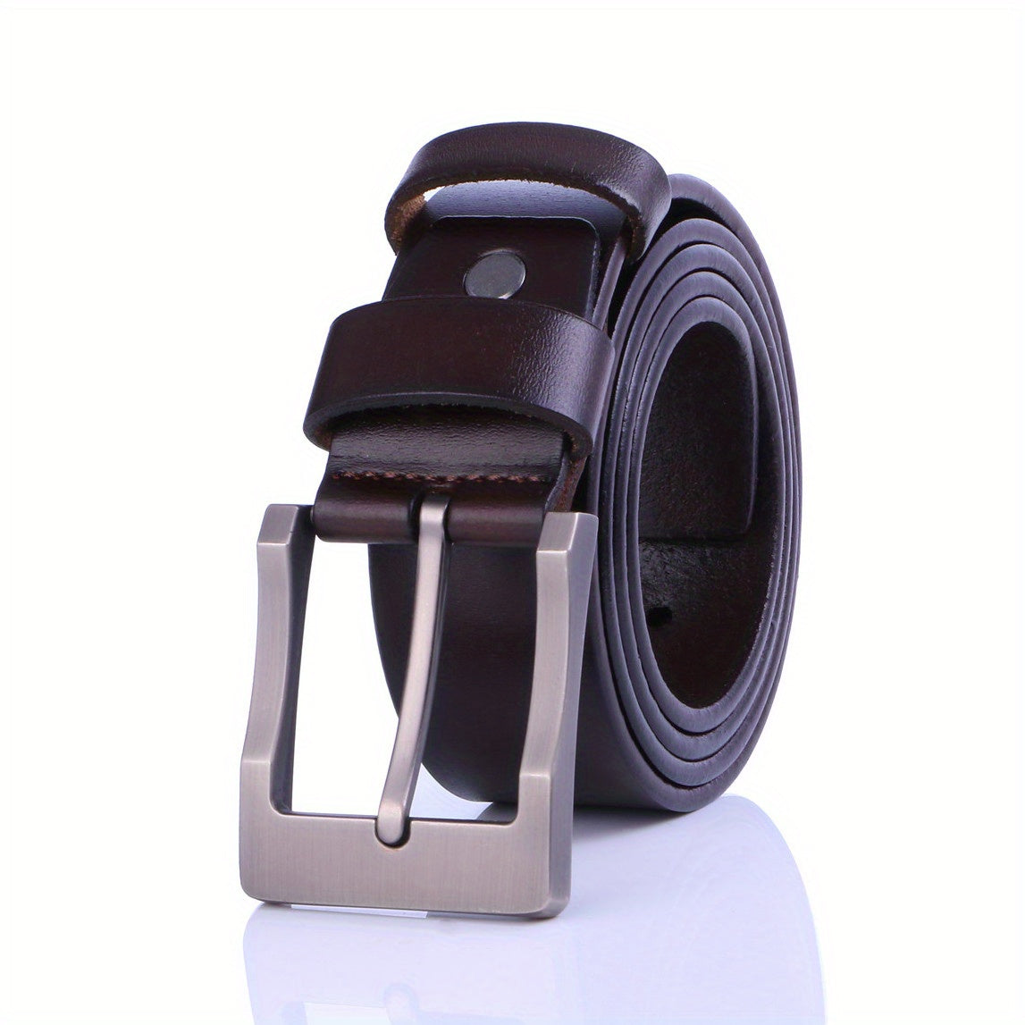 Men's Square Pin Buckle Casual Belt
