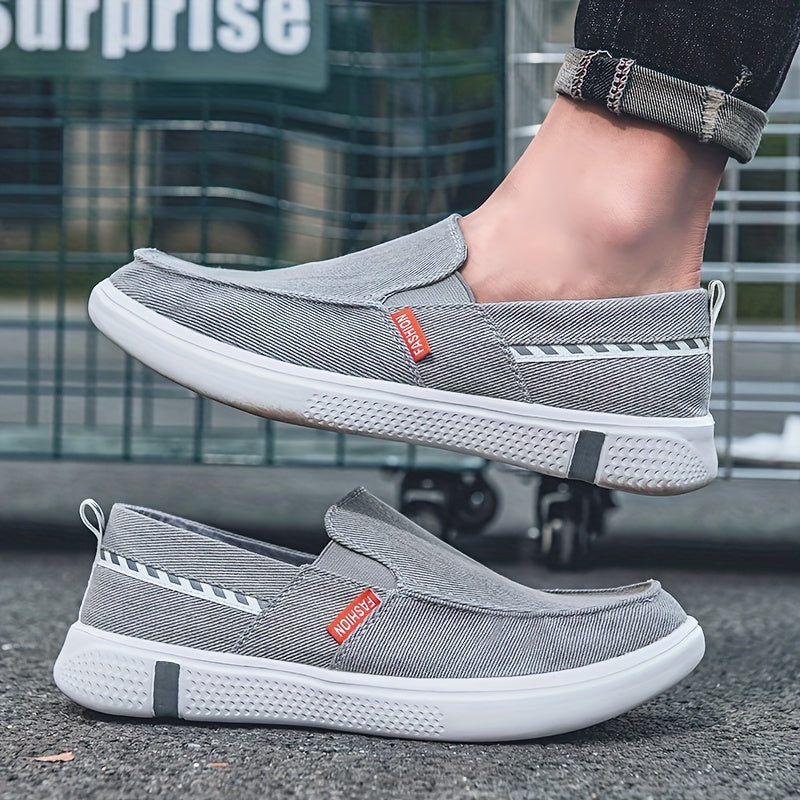 Men's Slip On Loafer Shoes Lightweight Canvas Shoes