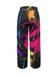  Wide Leg Pants with Pockets