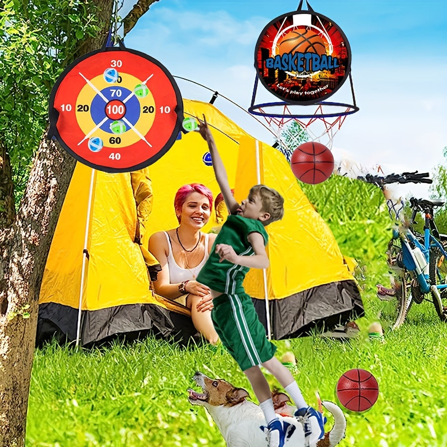 Portable Foldable Basketball Frame 35x56 cm Outdoor Party Game Toy