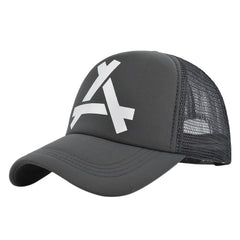 Men's Patterned Baseball Cap Mesh Adjustable Trucker Sun Hat