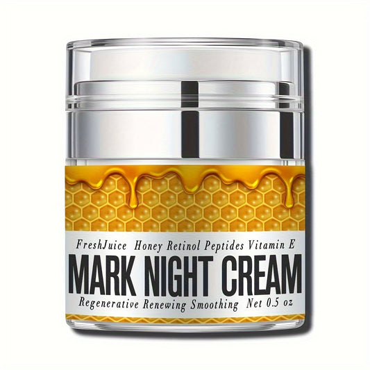 Manuka Honey Night Cream Scar Creme Retinol Vitamin E Smooth Repair