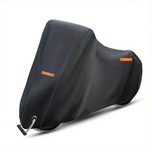 All Season Motorcycle Cover Waterproof Sun Outdoor Protection Reflective