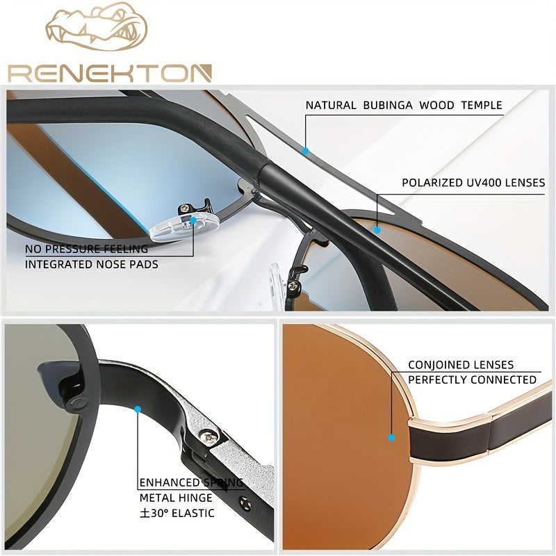 Men's Classic Polarized Sunglasses with Colorful Film