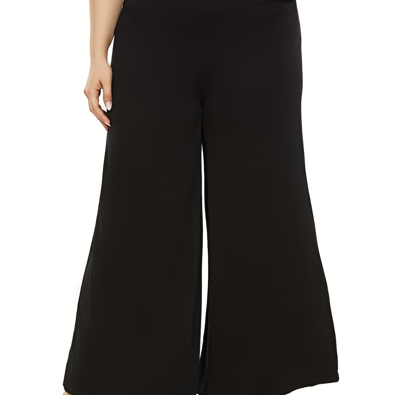  High Rise Wide Leg Pants