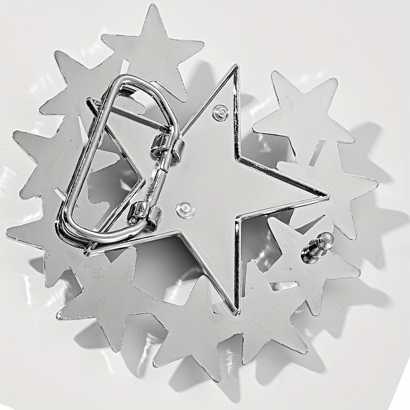 Vintage Hollow Out Belt Buckle Silvery