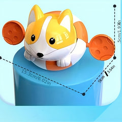 Baby Bath Play Water Toys Little Corgi Swimming Bath Toys