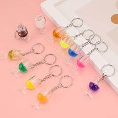 Juice Model Keychain Resin Key Ring Purse Car Accessory Gift