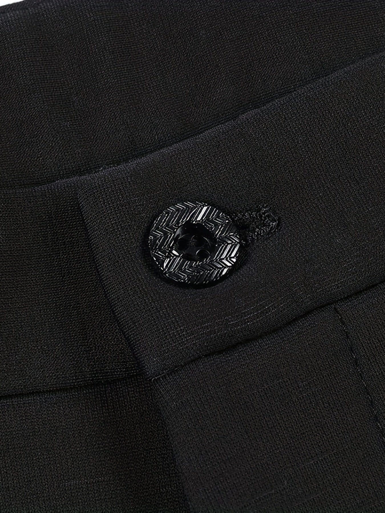 Men's Warm Fleece Dress Pants - Fall/Winter Business Formal Stretch Pant