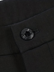 Men's Warm Fleece Dress Pants - Fall/Winter Business Formal Stretch Pant