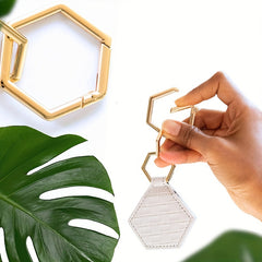 Triangle Buckle Magnetic Cap Clip Leather Handbag Magnetic Cap Clip
