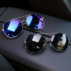 Men's Large Frame Sunglasses Unisex Driving Glasses