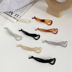 Matte Banana Clip Hair Claws Ponytail Holder Hairpins