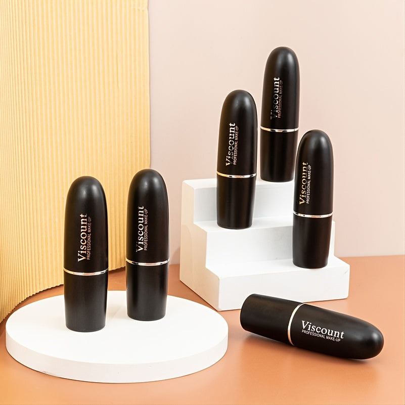 Soft Matte Natural Nude Tone Lipstick Long Lasting Waterproof 12 Colors