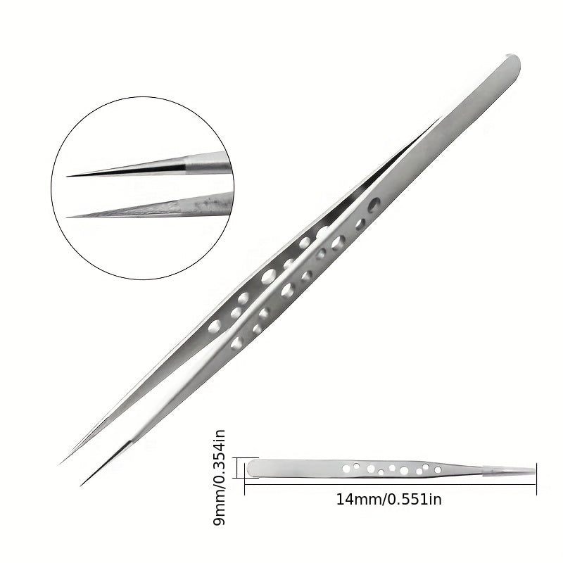 Anti Static Stainless Steel Tweezers for Eyelash Extensions