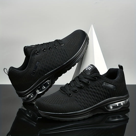 Men's Lace-up Sneakers Athletic Shoes Air Cushion Shock-absorbing Breathable