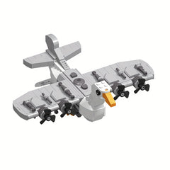 Brainrot Bombombini Building Block Model AI Shanionajing Fighter Jet Toy