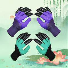 2 Pairs Anti thorn Protective Gloves With Claws