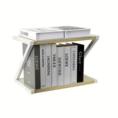 Solid Wood Floor standing Double layer Storage Rack Printer Rack