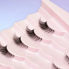 Long Thick Curly False Eyelashes: 7 Pairs