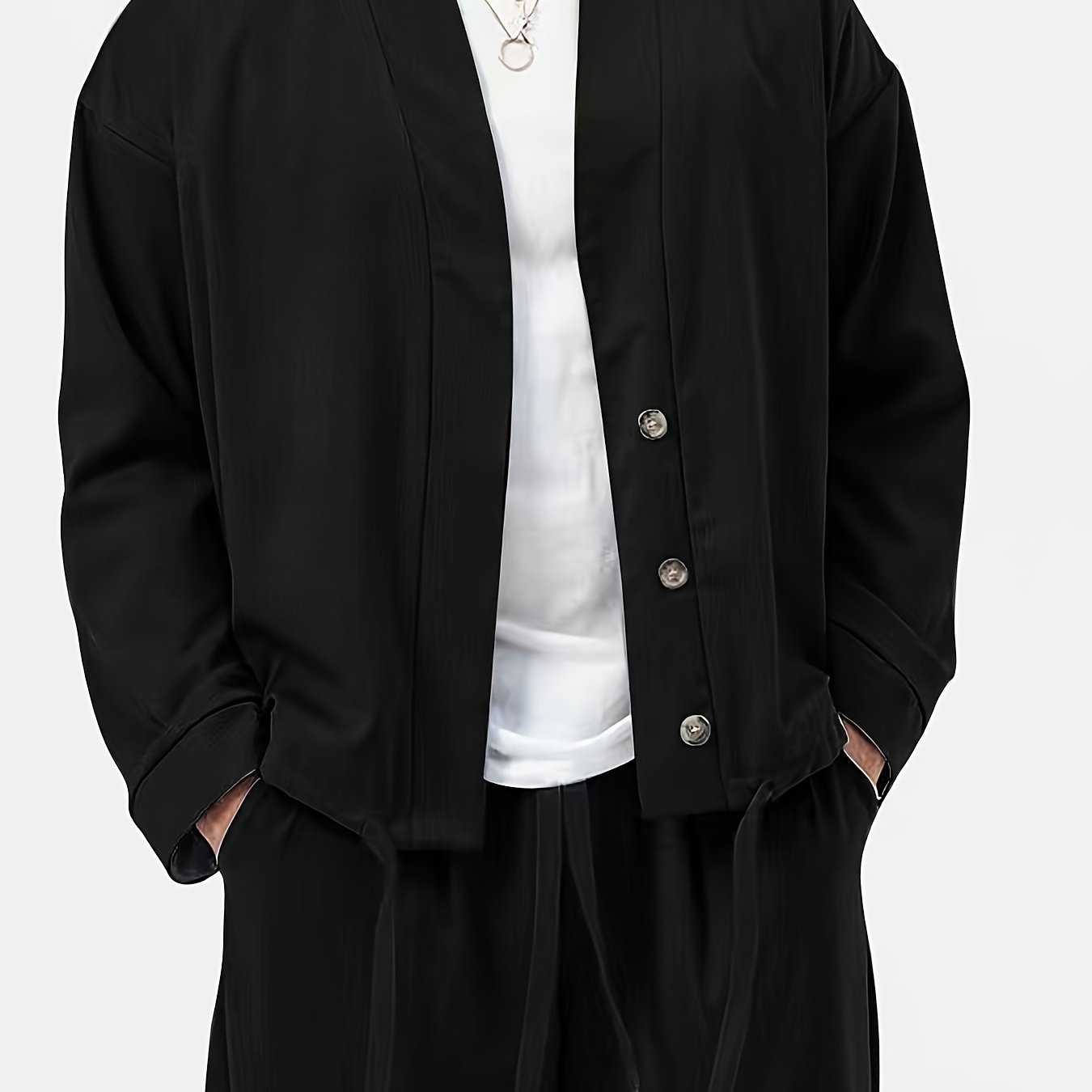 Men's 2 Piece Casual Jacket & Sweatpants Set for Spring Autumn