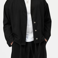 Men's 2 Piece Casual Jacket & Sweatpants Set for Spring Autumn
