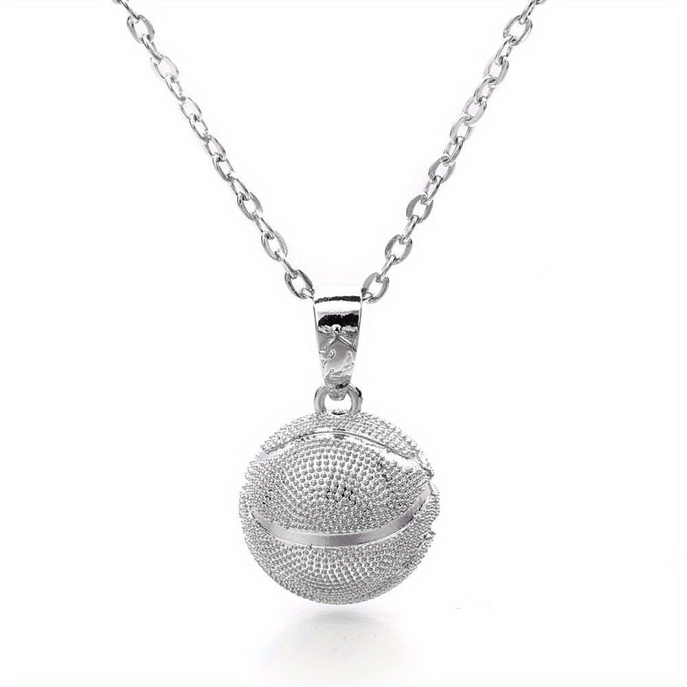 Basketball Charm Pendant Necklace 27 56inch