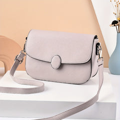 Minimalist Square Flap Shoulder Bag Solid Crossbody Bag