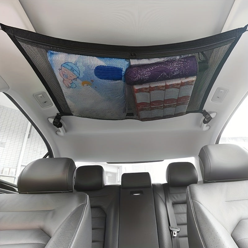 Breathable Mesh Ceiling Net Pocket for SUV Interior Storage