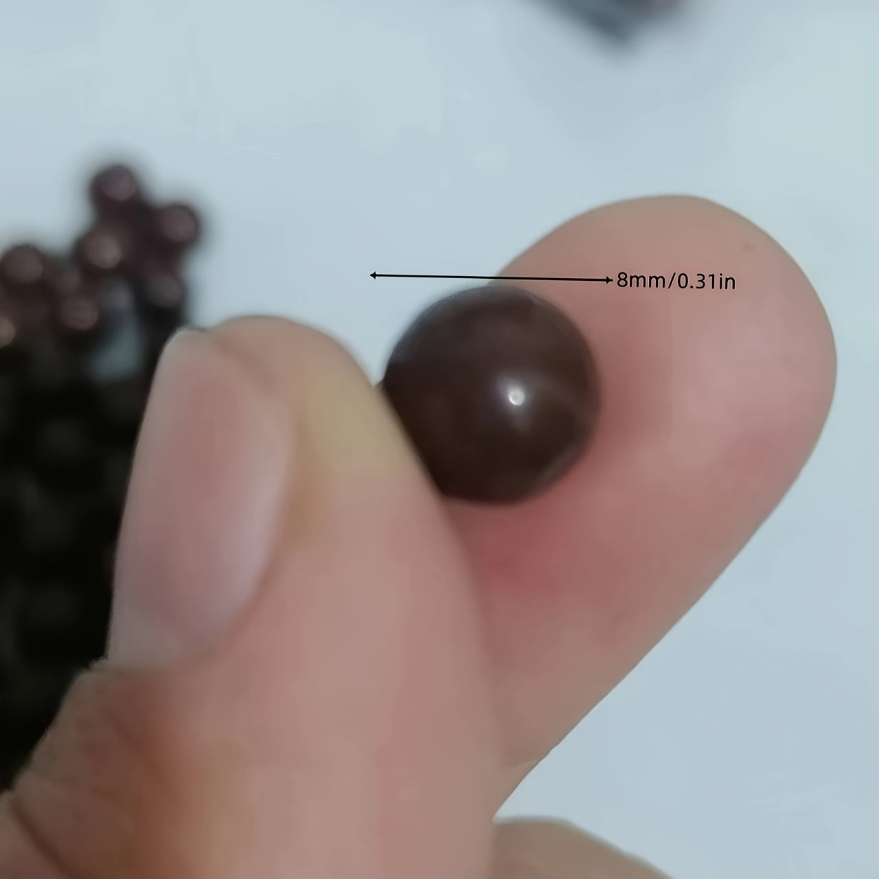 100pcs 8mm Biodegradable Mud Pellets Safety Beads