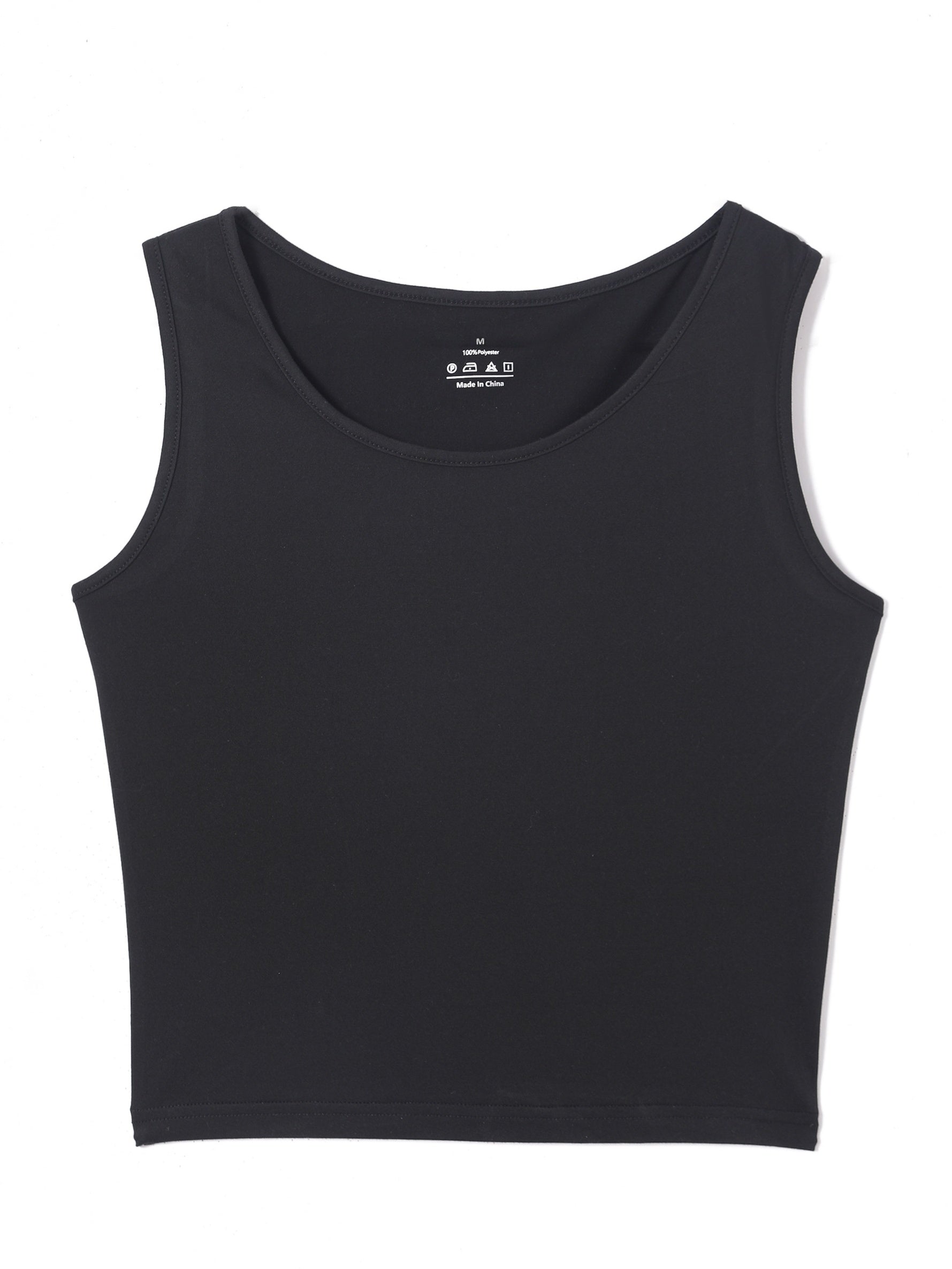 Basic Tank Top Crew Neck Workout Summer Tank