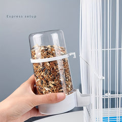 2pcs Auto Bird Feeders Prevent Spills/Splashes Dispenser Bird Water Fountain
