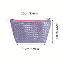 Zipper Cosmetic Bag Makeup Toiletries Bag For Women And Girls
